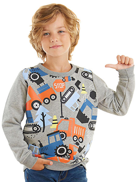 Denokids Erkek Çocuk Sweatshirt