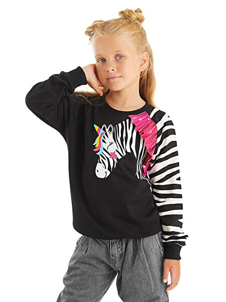 Denokids Kız Çocuk Sweatshirt
