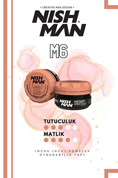 Nishman Saç Şekillendirici Krem, Wax, Jöle