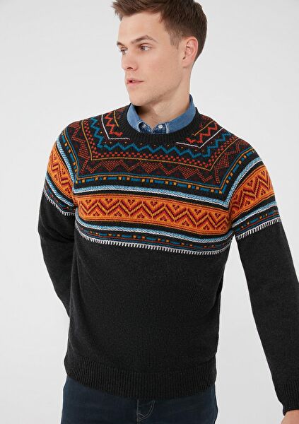 Mavi Erkek Triko, Kazak