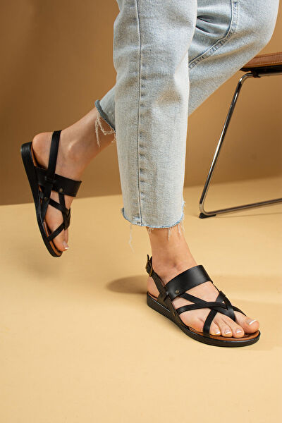 Pembe Potin Kadın Sandalet