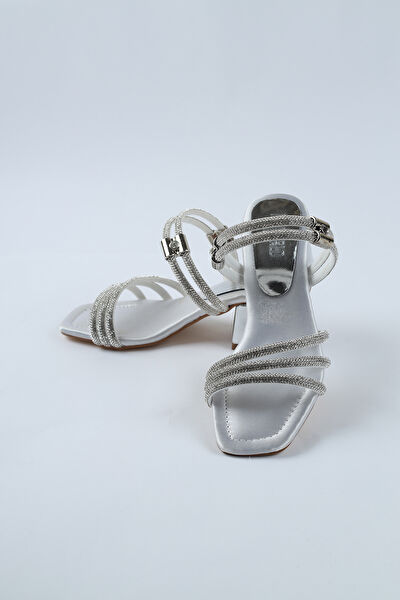 Moda Lime Kız Çocuk Topuklu, Abiye Ayakkabı