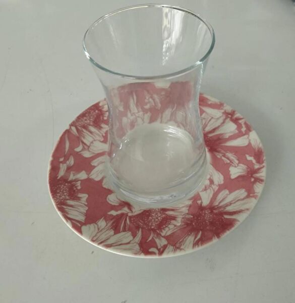 Galeri Kristal Çay Bardağı, Tabağı, Takımı