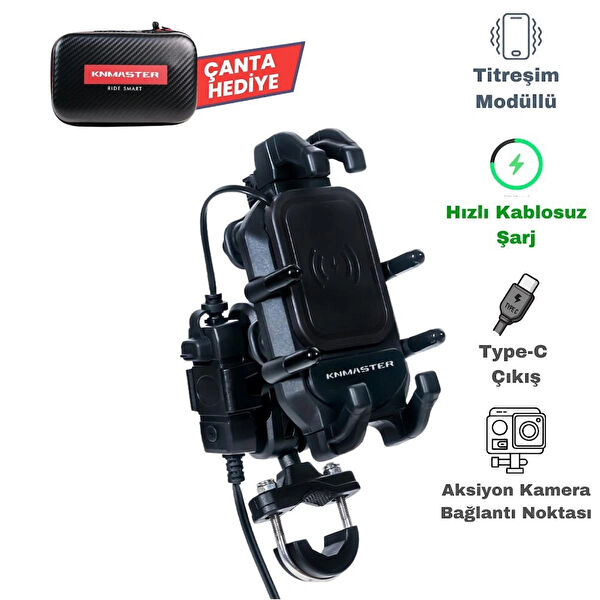 Knmaster Motosiklet Telefon, GPS Tutucular