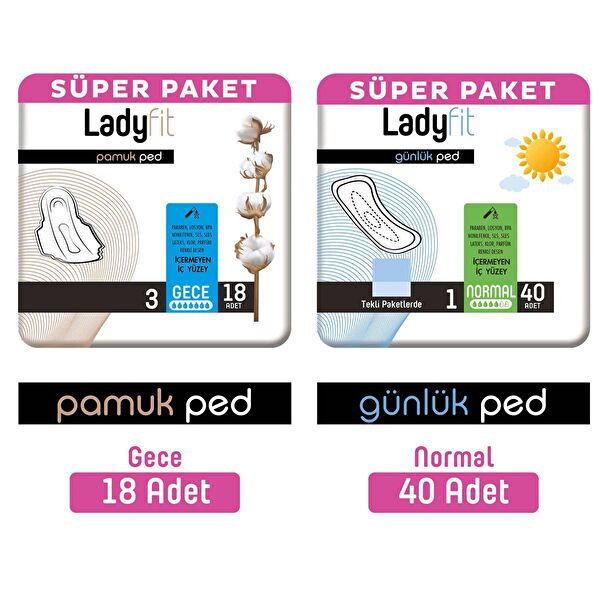 Ladyfit Günlük Ped