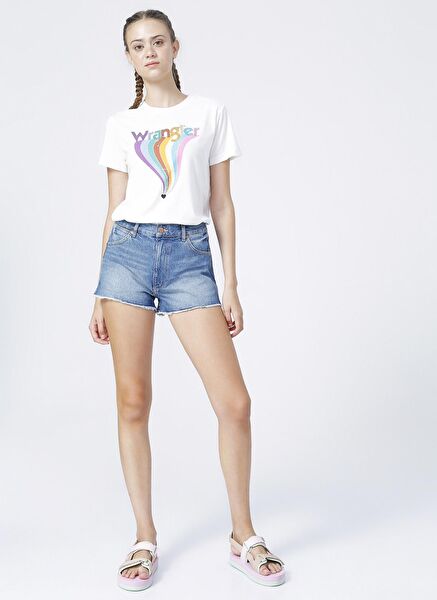 Wrangler Kadın Şort, Bermuda, Kapri