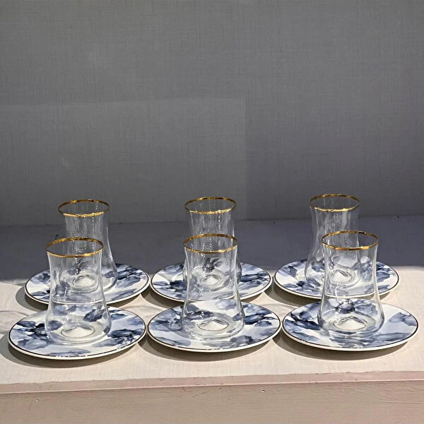 Evaliza Çay Bardağı, Tabağı, Takımı