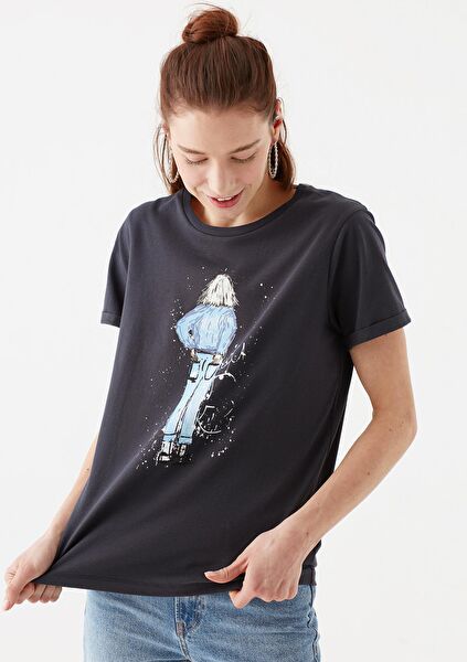 Mavi Kadın Tişört