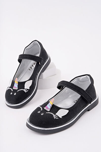 MUGGO Kız Çocuk Babet, Günlük Ayakkabı