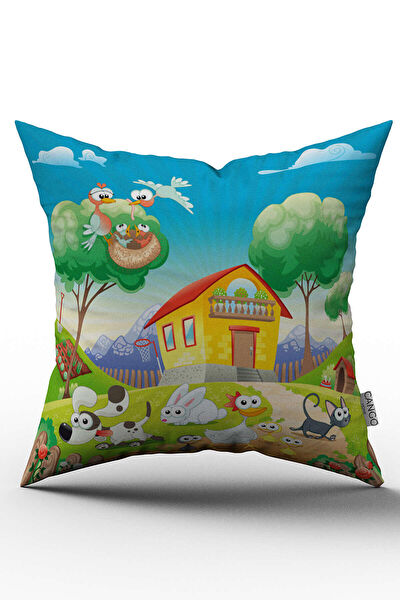 Cango Home Dekoratif Yastık, Kırlent, Kılıf