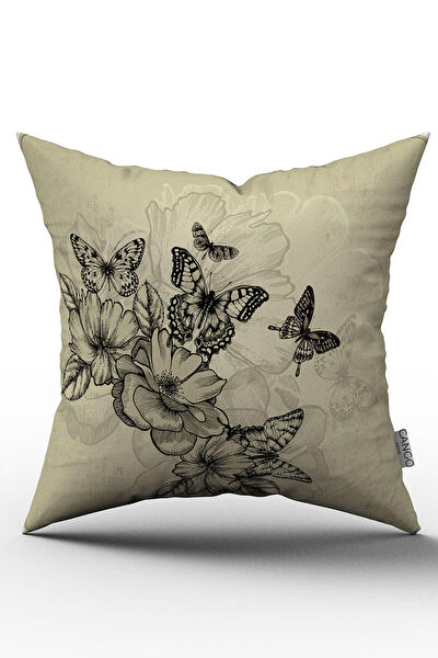 Cango Home Dekoratif Yastık, Kırlent, Kılıf