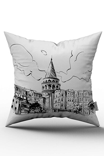 Cango Home Dekoratif Yastık, Kırlent, Kılıf