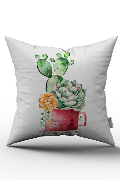 Cango Home Dekoratif Yastık, Kırlent, Kılıf