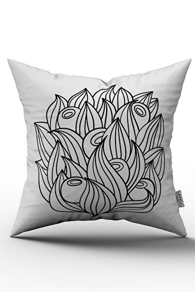 Cango Home Dekoratif Yastık, Kırlent, Kılıf