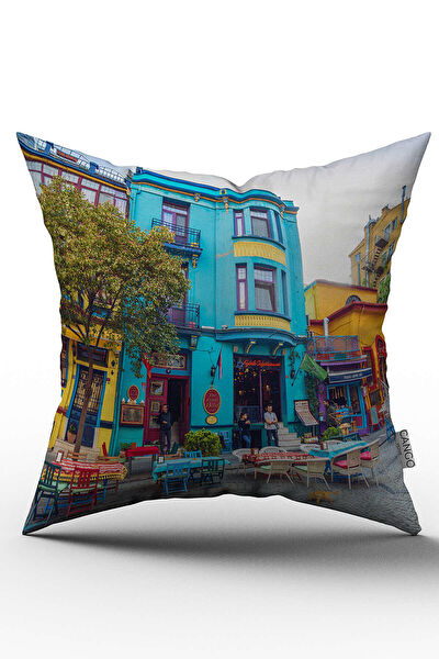 Cango Home Dekoratif Yastık, Kırlent, Kılıf