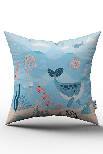 Cango Home Dekoratif Yastık, Kırlent, Kılıf