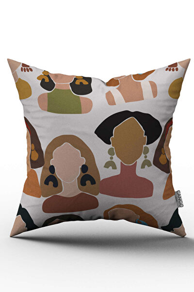 Cango Home Dekoratif Yastık, Kırlent, Kılıf