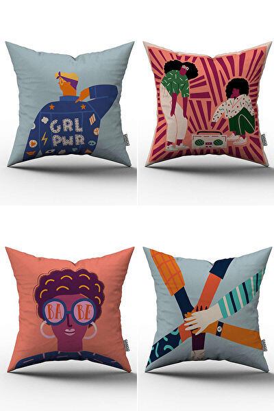 Cango Home Dekoratif Yastık, Kırlent, Kılıf