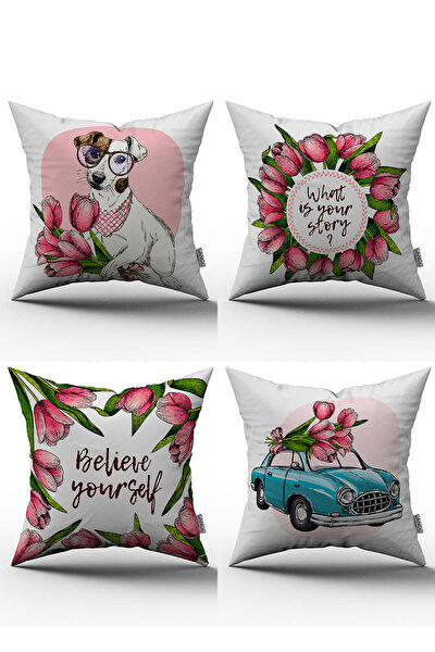 Cango Home Dekoratif Yastık, Kırlent, Kılıf