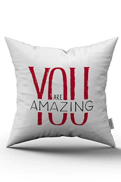 Cango Home Dekoratif Yastık, Kırlent, Kılıf