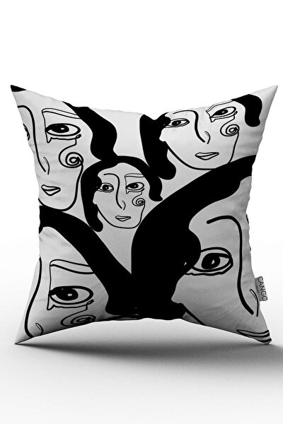 Cango Home Dekoratif Yastık, Kırlent, Kılıf