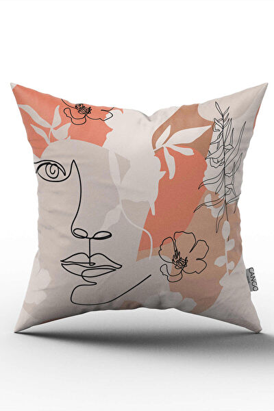 Cango Home Dekoratif Yastık, Kırlent, Kılıf