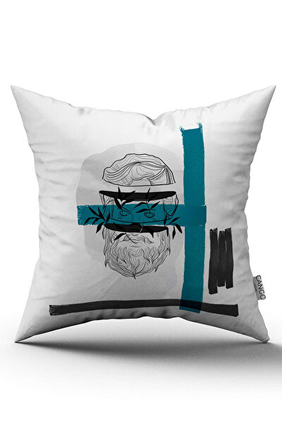 Cango Home Dekoratif Yastık, Kırlent, Kılıf