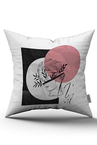 Cango Home Dekoratif Yastık, Kırlent, Kılıf