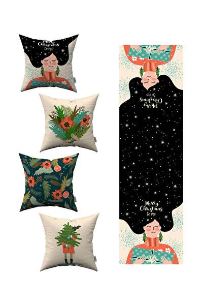 Cango Home Dekoratif Yastık, Kırlent, Kılıf