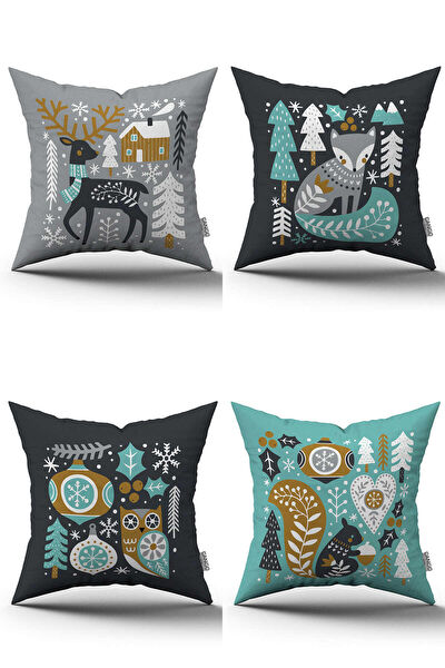 Cango Home Dekoratif Yastık, Kırlent, Kılıf