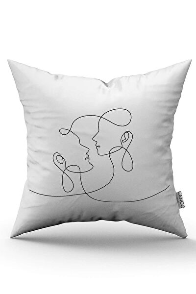 Cango Home Dekoratif Yastık, Kırlent, Kılıf