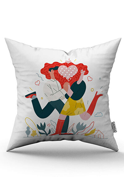 Cango Home Dekoratif Yastık, Kırlent, Kılıf