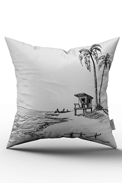 Cango Home Dekoratif Yastık, Kırlent, Kılıf