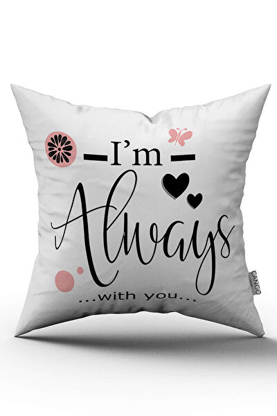 Cango Home Dekoratif Yastık, Kırlent, Kılıf