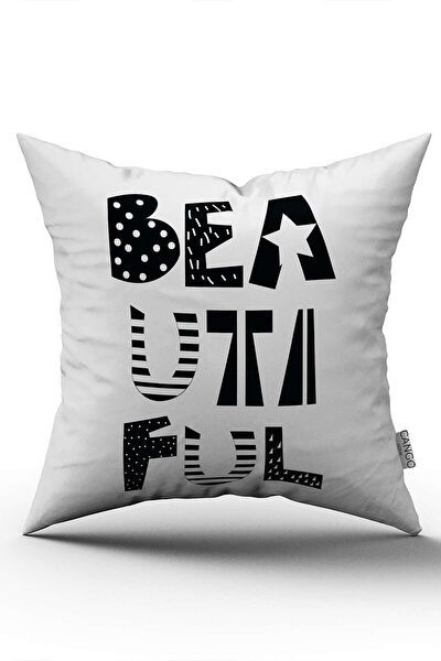 Cango Home Dekoratif Yastık, Kırlent, Kılıf