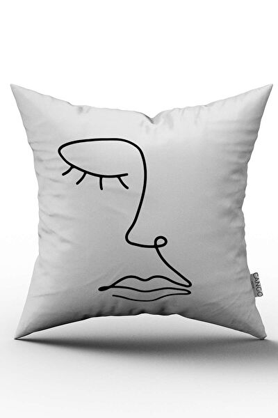 Cango Home Dekoratif Yastık, Kırlent, Kılıf