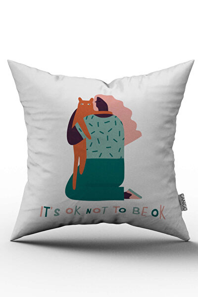 Cango Home Dekoratif Yastık, Kırlent, Kılıf