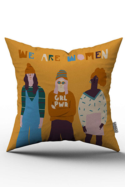 Cango Home Dekoratif Yastık, Kırlent, Kılıf