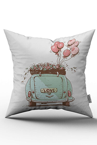 Cango Home Dekoratif Yastık, Kırlent, Kılıf