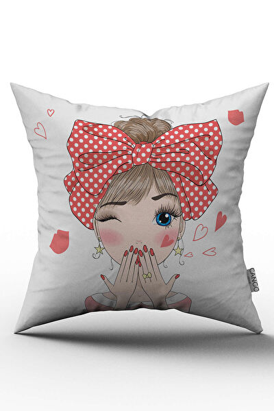 Cango Home Dekoratif Yastık, Kırlent, Kılıf