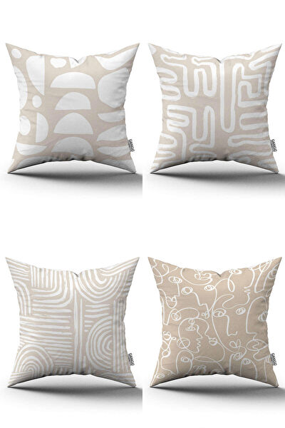 Cango Home Dekoratif Yastık, Kırlent, Kılıf