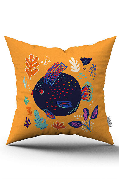 Cango Home Dekoratif Yastık, Kırlent, Kılıf