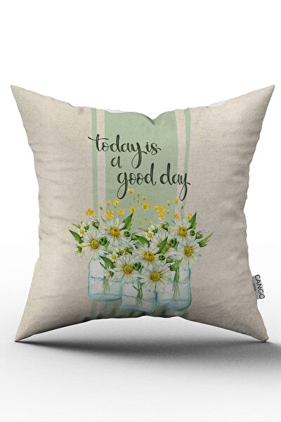 Cango Home Dekoratif Yastık, Kırlent, Kılıf