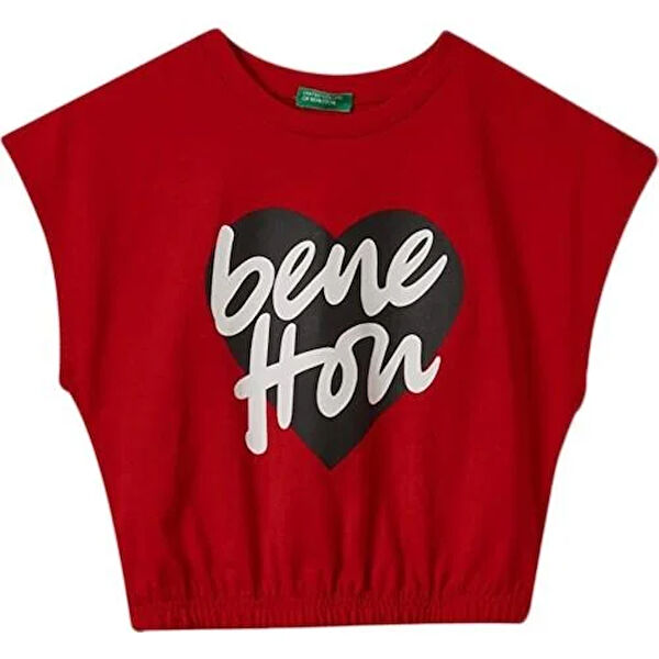 Benetton Kız Çocuk Tişört