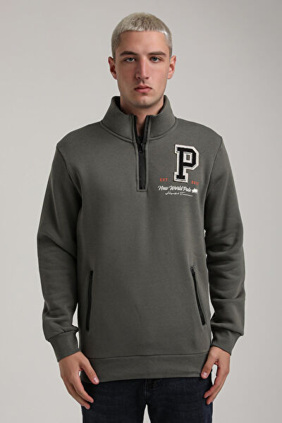 New World Polo Erkek Sweatshirt
