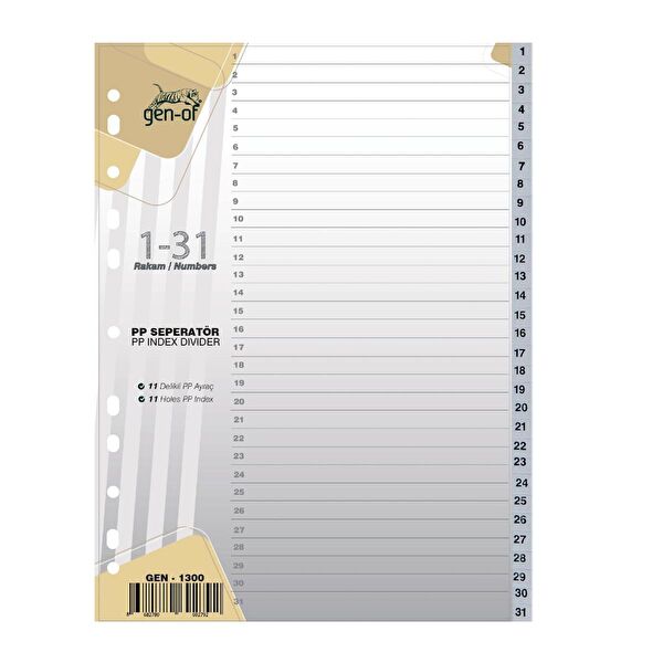 Gen-of Ayraç ve Seperatör