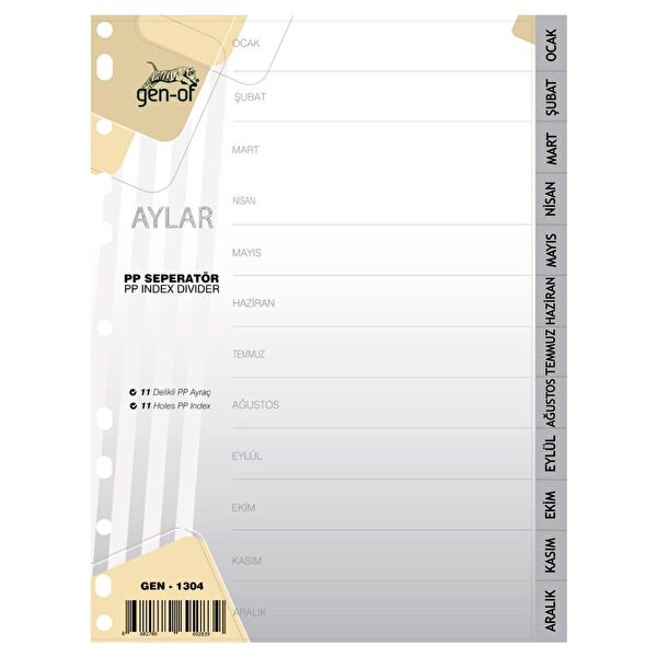 Gen-of Ayraç ve Seperatör