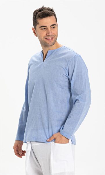 Eliş Şile Bezi Erkek Büyük Beden Tişört