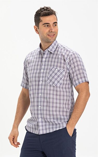 Eliş Şile Bezi Erkek Büyük Beden Gömlek