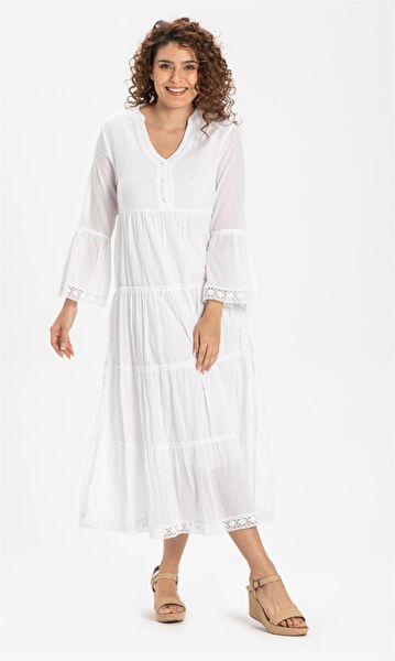 Eliş Şile Bezi Günlük Elbise